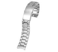 HXFFXHF 20 mm 316L Silver en acier inoxydable STRAP pour Omega New Seamaster 300 Speedmaster Planet Ocean Watch Band Men Bracelet (Couleur: 5 Plant Silver, Taille: 18 mm)