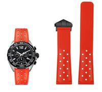 HXFFXHF 22 mm Bouchon de montre en silicone respirant pour F1 CAZ201 WAZ2113 CAZ1010 SECTION STRAPE SOBLE