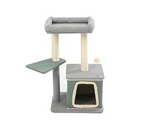 HXFFXHF Arbre à Chat Arbre à Chat Simple trapézoïdal Grand Cadre d'escalade pour Chat Multi-Chat Disponible boîte de Colonne de Chat Stable litière pour Chat Cadre d'escalade pour Chat Arbre à Chat