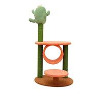 HXFFXHF Arbre à Chat Cactus Cadre d'escalade pour Chat Petite étagère pour Chat litière pour Chat Arbre à Chat Plateforme de Saut pour Chat intégrée Vision de l'arbre à Chat