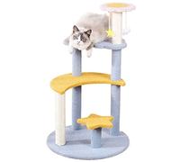 HXFFXHF Arbre à Chat pour Grand Chat, Cadre d'escalade 5 Couches, Arbre à Chat en sisal, griffoir pour Chats, Jouets sautant, taquin, Meubles de Maison pour Animaux de Compagnie, Vision de Chat