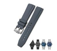 HXFFXHF Band de montre en caoutchouc de 21 mm pour Longines L3.781.4.9 Hydroconquest Conquest Black Blue Grey Green Watch Watch