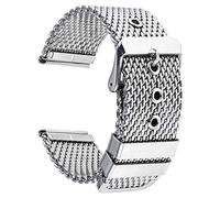 HXFFXHF Band de Sangle de Montre + Outil pour Le Bracelet de Courroie de Remplacement de la Bande de Surveillance Universelle en Acier Inoxydable