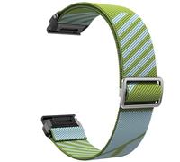 HXFFXHF Bande en Nylon élastique de 22 mm pour 5 6 7 Strape À ATTRE MADIQUE / 965/955 / S62 (Blue Black)