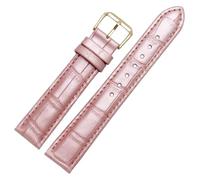 HXFFXHF Bandoues de Montre de Remplacement 12/13/14/15/16/17/18/19/21/21/22/23/23/24 mm Bambou à Grains de Bambou à Grains de Vache avec Boucle de Broche en Or (Rouge, 13 mm)