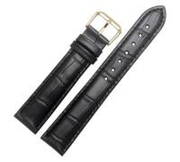 HXFFXHF Bandoues de Montre de Remplacement 12/13/14/15/16/17/18/19/21/21/22/23/23/24 mm Bambou à Grains de Bambou à Grains de Vache avec Boucle de Broche en Or (Rouge, 13 mm)