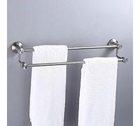 HXFFXHF Barre de Serviette à Serviette, Porte-Serviettes, Serviette de Salle de Bain Suspendue, Porte-Serviette à Double pôle Suspendu/c / 60 cm matériel de Salle de Bain/b / 50 cm