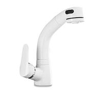 HXFFXHF Basin Taps with Spray Spray Robinet de Bassin Blanc Eau Chaude et Eau Froide Fauce de Salle de Bain pivotant