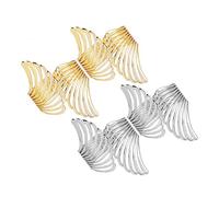 HXFFXHF Bijoux pour Filles Bracelet en métal élégant 4pcs Bracelets Creux pour Femmes Bijoux de Mode d'ouverture