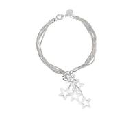 HXFFXHF Bijoux pour Filles Five Line Star Star Relations inspirantes Bracelet Bracelet Couples Sweet Élégant Design Creux présent pour Les Amis et Les Proches Accessoires