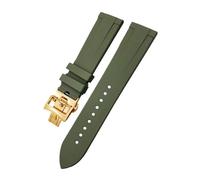 HXFFXHF Bracelet de montre en caoutchouc fluoré pour Vacheron Constantin Rouge/bleu/noir 20 mm, 21 mm, 22 mm, 20 mm, A