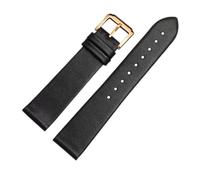 HXFFXHF Bracelet de montre en cuir pour hommes et femmes - Boucle fine et souple - Accessoires - Chaîne de chaîne de dérailleur fine (21 mm), 14mm
