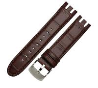 HXFFXHF Bracelet de montres en cuir authentique pour échantillon YRS403 412 402G Band de montre 21 mm Men de monator
