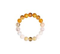 HXFFXHF Bracelets de Feng Shui en Cristal, Cinq éléments Bracelets de Dieu des richesses attirent des Riches Chanceux pour Les Hommes Femmes, des Pierres Naturelles Bracelet Extensible pour la
