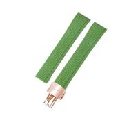 HXFFXHF Broche de Montre en Silicone pour la Grenade de Montres en Silicone 5164 5167 Brack Rubber Watch Band 21 mm d'origine 21 mm