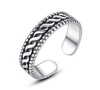 HXFFXHF Couple Large Anneau de Pouce - Rope DE CHANQUE Vintage Rope EMPACILE RONNEMENT Ouvert, BAGNE Solide ALIMENTÉE Solide, Cadeaux pour Femme