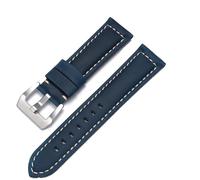 HXFFXHF Crow Horse Crazy Horse Geothes Watch Band pour Panerai Watch Strap Men Bracelet Smooth Watch Band