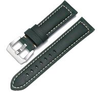 HXFFXHF Crow Horse Crazy Horse Geothes Watch Band pour Panerai Watch Strap Men Bracelet Smooth Watch Band