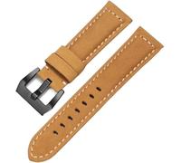 HXFFXHF Crow Horse Crazy Horse Geothes Watch Band pour Panerai Watch Strap Men Bracelet Smooth Watch Band