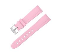 HXFFXHF Curbe sans Espace Strap DE RÉSBILLE pour Omega Speedmaster Watch Band de Remplacement Men Femmes 20 mm Boucle de Boucle en Argent Boucle Or Boucle Rose Boucle Noire