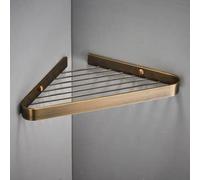 HXFFXHF Douche Caddie étagère d'angle, Porte-Douche en Laiton de Salle de Bain, étagère de Douche de Bain à Huile Noire, Porte-Caddie de Douche de Bain, étagère de Salle de Bain Murale en Salle