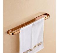 HXFFXHF Étagères de Salle de Bain en Or Rose en cuivre en cuivre Complet, Porte-Serviettes à Serviette, Barre de Serviette, Porte-Toile, Porte-Toilettes, Ensemble d'accessoires de Salle de Bain