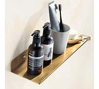 HXFFXHF Étagères de Salle de Bain exquises Organisateur de Rack de Salle de Bain Antique, Porte-cosmétique entièrement cuivre, Rack de Rangement de partition monté sur Le Mur de Style européen