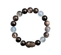 HXFFXHF Fengshii pi Xiu Bracelets en Perles en Cristal pour Femmes Hommes, Bracelet Extensible des Pierres Naturelles attirent la Richesse et la Bonne Chance, Les émotions de méditation en Cristal