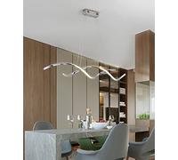 HXFFXHF Lampe Suspendue/avec télécommande LED Pendante Table à Manger Moderne Table de Plafond dimmable Hauteur de Plafond réglable Chandelier Spiral Designer PRENDANT