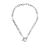 HXFFXHF Les accessoires de bijoux pour filles basculent pour les femmes, basculer le collier pendentif avec palette en papier - Lock de pendentif en chaîne cardiaque, collier de carrière