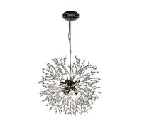 HXFFXHF Lumières de feu d'artifice Crystal Chandeliers Bubble Lights Sputnik Light Posting Christmas Lights for Bedroom Dining Room Lighting Fixtures 8 Lights in Gold (Couleur: Gold)
