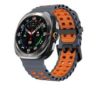 HXFFXHF Marine Band pour Samsung Galaxy Watch Ultra Strap 47 mm Accessoires Sport Silicone Correa Bracelet pour Galaxy Watch7 STRAPE 47 MM