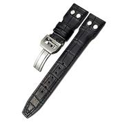 HXFFXHF Pour IWC Big Pilot Watch Spitfire le Petit Prince Calfskin Strap 20 mm 22 mm 22 mm en cuir authentique Rivet WatchBand