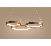 HXFFXHF Prinsage de Lustre Moderne LED Élégant Rond Rectangulaire Design Pendant Light Dimmable pour Le Salon créatif Cuisine îlot de Cuisine Bar Dining Room Chandelier Lighting