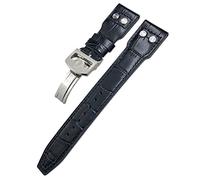 HXFFXHF Rivets de 21 mm Rivets en cuir authentique ajustement pour IWC Big Pilot Top Gun Watch IW3777 STRAPE DE CUIR DE CALFSKIN