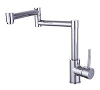 HXFFXHF Robinet de cuisine rotatif universel Zedaro Copper Rotary Fauce de cuisine pliante multifonctionnelle Robinet à eau froide et à eau chaude