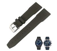 HXFFXHF Sangle de montre en nylon de 21 mm 20 mm ajustement pour IWC IW377714 Mark18 Pilot Stop Gun Tobe Watch Bands