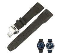 HXFFXHF Sangle de montre en nylon de 21 mm 20 mm ajustement pour IWC IW377714 Mark18 Pilot Stop Gun Tobe Watch Bands