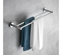HXFFXHF Serviette à Porte Serviette à Serviette pour Salle de Bain, Serviette Bar Mural Accessoire de Salle de Bain Porte-Serviette de Serviette de Serviette à Main/Bar à Double Bar 50 cm