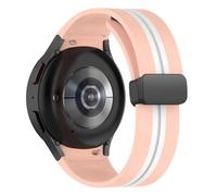 HXFFXHF Slicon magnétique en silicone pour Samsung Watch 4/5/6 40 44mm 5pro 45 mm pour Galaxy Watch 4/6 Classic 42 43 mm 46 47 mm Bands de montre