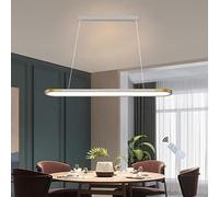 HXFFXHF Table à Manger à la luminaire à LED Kitchen Island Island Chandeliers, dimmable avec télécommande, 30 W Plafond Lautres, réglable en Hauteur, éclairage de Lustre de Conception Moderne