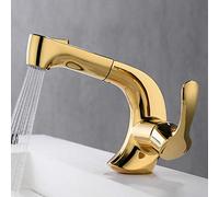HXFFXHF Tapeur de mélangeur de Bassin avec Pull-Out Spray Taps Bathroal
