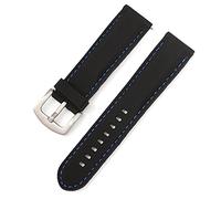 HXFFXHF Watchband 18 mm 20 mm 22 mm 24 mm STRAPE STRAPE Men des femmes Bouchette en caoutchouc de bande