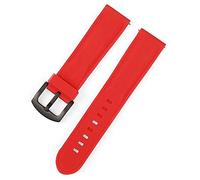 HXFFXHF Watchband 18 mm 20 mm 22 mm 24 mm STRAPE STRAPE Men des femmes Boucle de récompense Boucle en caoutchouc en acier inoxydable (noir 2,20 mm)
