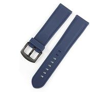 HXFFXHF Watchband 18 mm 20 mm 22 mm 24 mm STRAPE STRAPE Men des femmes Boucle de récompense Boucle en caoutchouc en acier inoxydable (noir 2,20 mm)