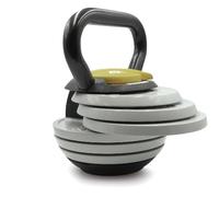 HxG Jowy kettlebell réglable et ajustable de 2,5 à 18kg, disque de musculation à charge variable, Idéal pour les exercices de musculation ou le crosstraining,