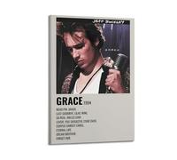 HXHDESIGN Impression sur toile Jeff Buckley-Grace - Décoration murale pour chambre à coucher et salon - 20 x 30 cm - Cadre