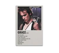HXHDESIGN Impression sur toile sans cadre Jeff Buckley-Grace - Décoration murale pour chambre à coucher et salon - 30 x 45 cm
