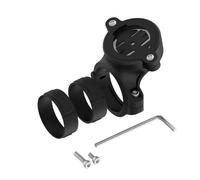 Hxhsgmeh 1 kit d'accessoires de vélo : support de tige de selle, ordinateur de vélo GPS et support de feu arrière radar universel en ABS noir