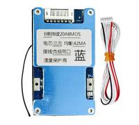 Hxhsgmeh 6S 20A 22.2V Li-Ion Lmo Ternary Lithium 18650 Carte de protection de charge avec équilibre et protection de la température